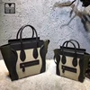 Stylish assorted colors real leather handbags for women
