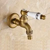 Wall Mounted Single Handle Bathroom Cold Water Bibcock Brass One Hole Basin Faucet Filter Washing Machine Tap