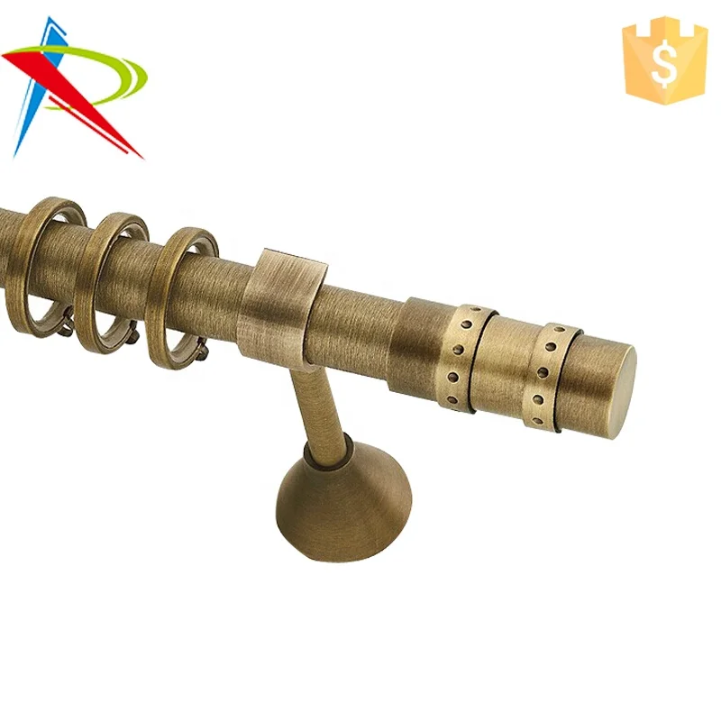 Latest Bronze Dural 19mm Strong Brackets /iron Drapery Rod Pipe Designs Buy Iron Drapery Rod