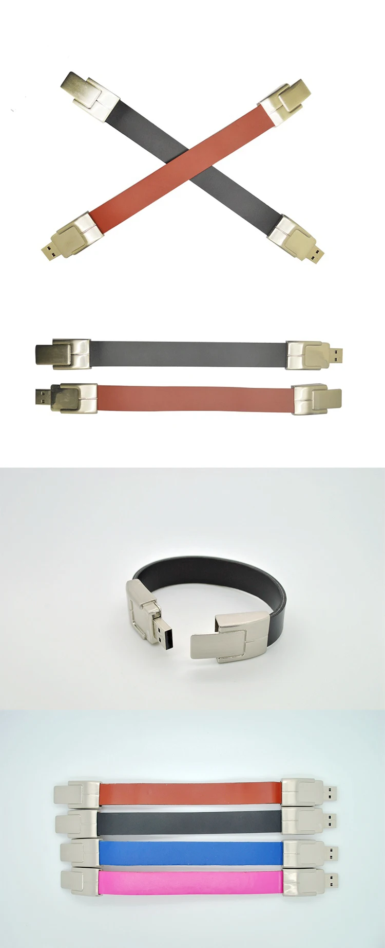 cool business gift leather bracelet usb flash drive 32gb - ANKUX.COM