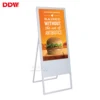 Professional products 32 inch portable digital signage kiosk 1920x1080 resolution 700 nits lcd poster display for snack bar