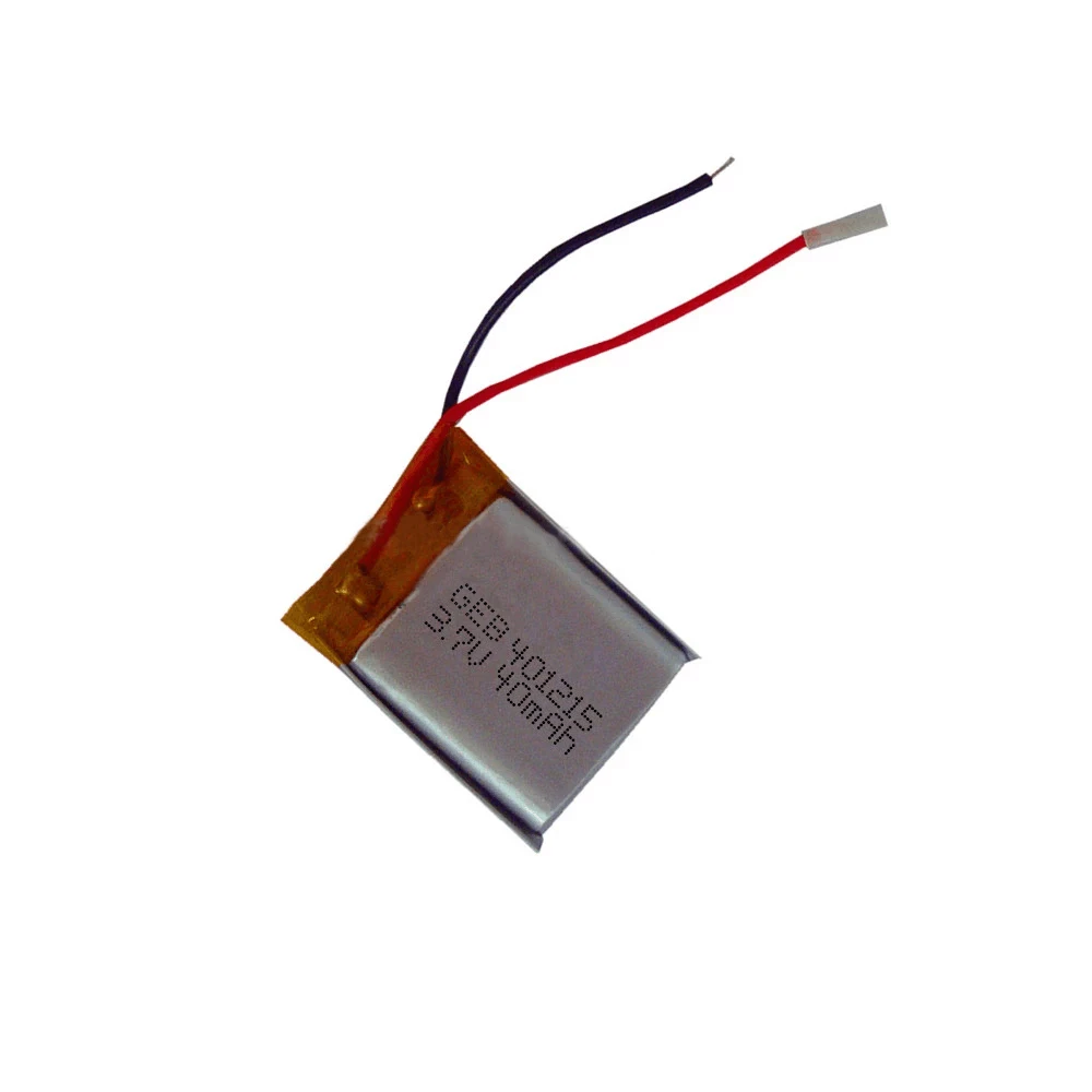 Small produced 401215 lithium polymer battery 3.7V 40mah