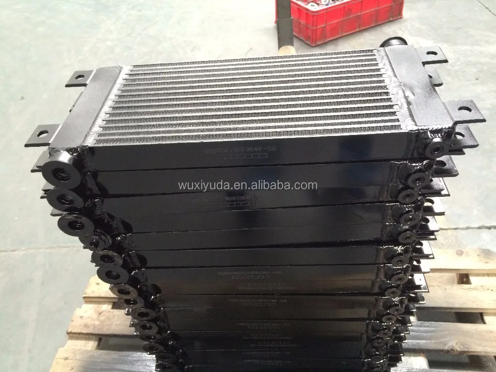 
Aluminum Plate Fin Aftercooler Heat Exchanger Radiator Aftercooler for Screw Air Compressor B8356 