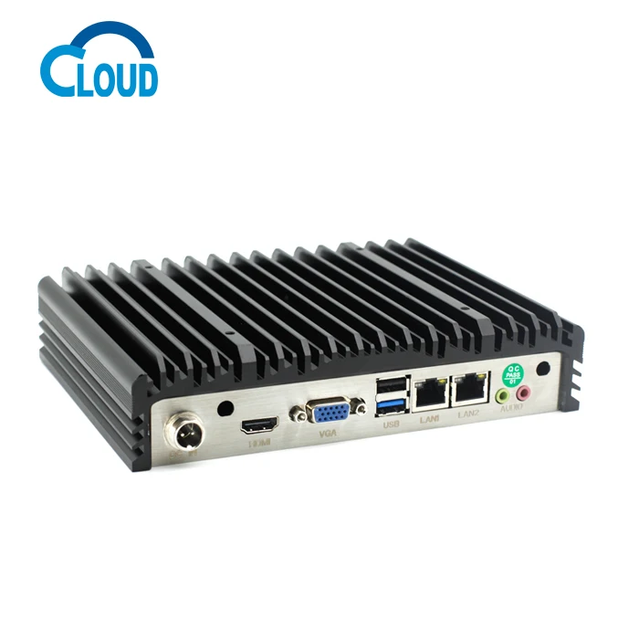 

New J1900 2 LAN Fanless Industrial Mini PC 12v