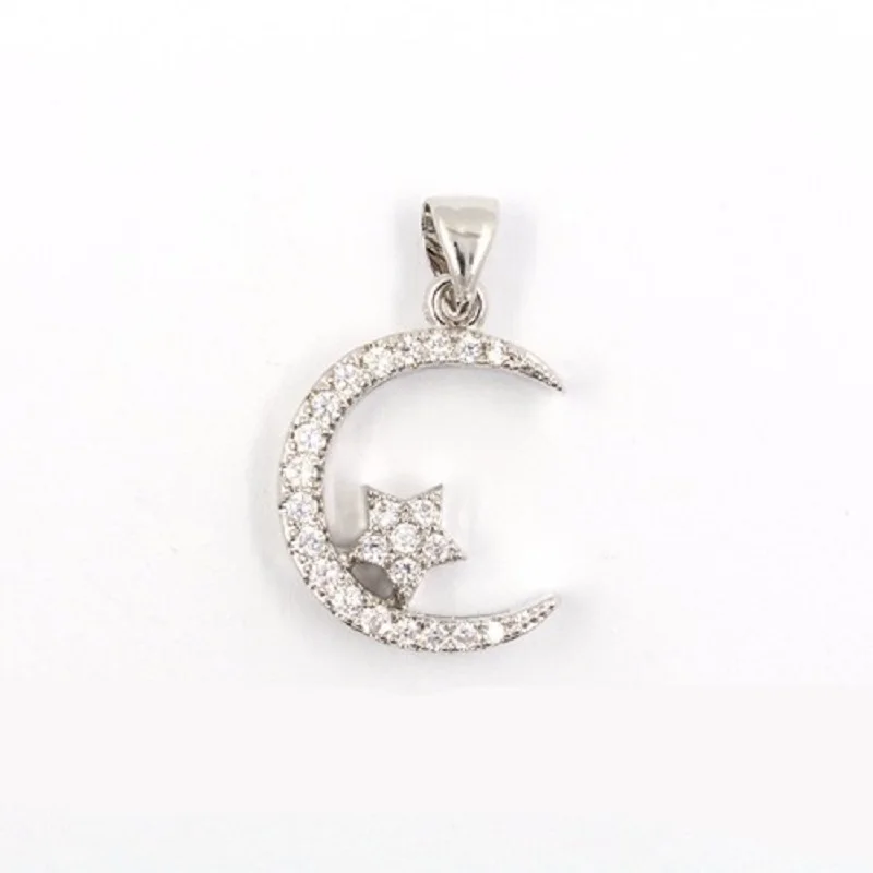 Yheakne Collana Boho Con Ciondolo Luna E Zirconie, A Mezzaluna, Minimal, Per Donna E Ragazza, Colore Oro