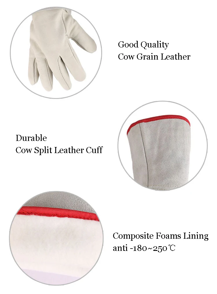 Liquid Nitrogen Low Temperature Resistant Freezer Leather Cryogenic