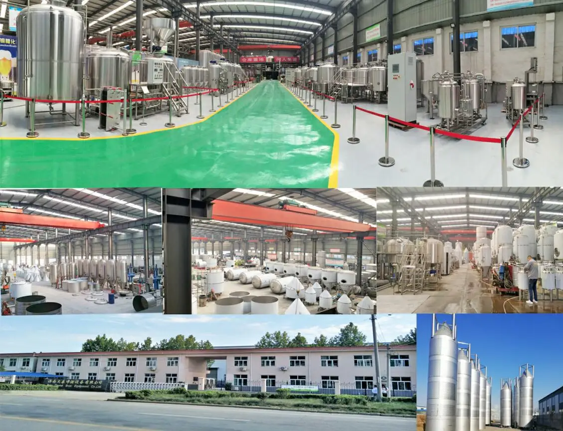 5hl,7bbl,10hl Restaurant Bar Draught Beer Brewery Making Machine For