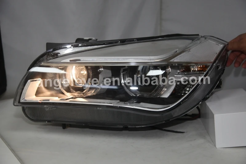 For BMW X1 E84 LED Strip Angel Eyes Head Light 2009-2014 year LF