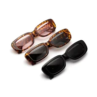 

95004 cheap AliExpress hot selling leopard small square frame fashion sunglasses