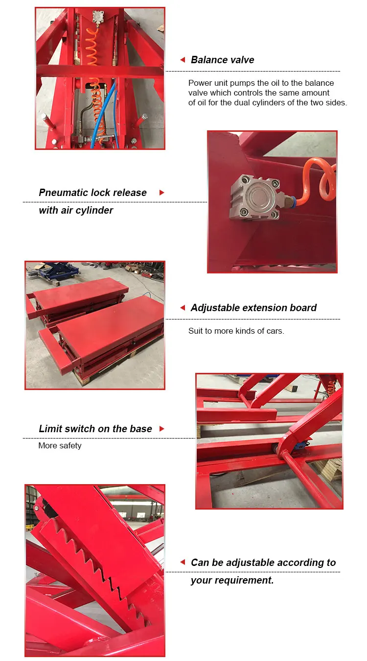 Tijera De Plataforma Hidráulica Portátil,Elevador/elevador De Coche