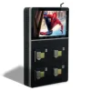 22'' Inch indoor Standing Waterproof Multimedia wifi LCD Touch Screen Advertising Digital Signage charge station charge locker