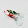 Christmas gift items Santa and Christmas tree design handmade glass reading magnifier