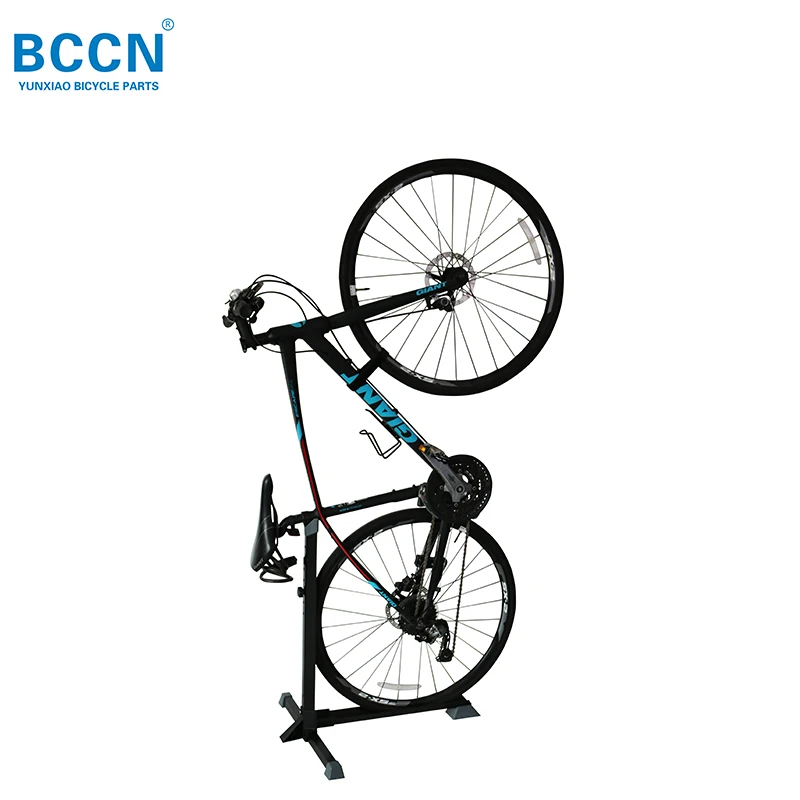 

bike stand bike rack bike floor stand steel stand with steel material, break down packing., Black