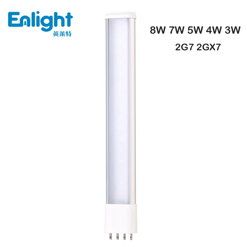 
7W High Lumen PL led light smd 2835 85-300v 180 degree pls bulb led lamp 