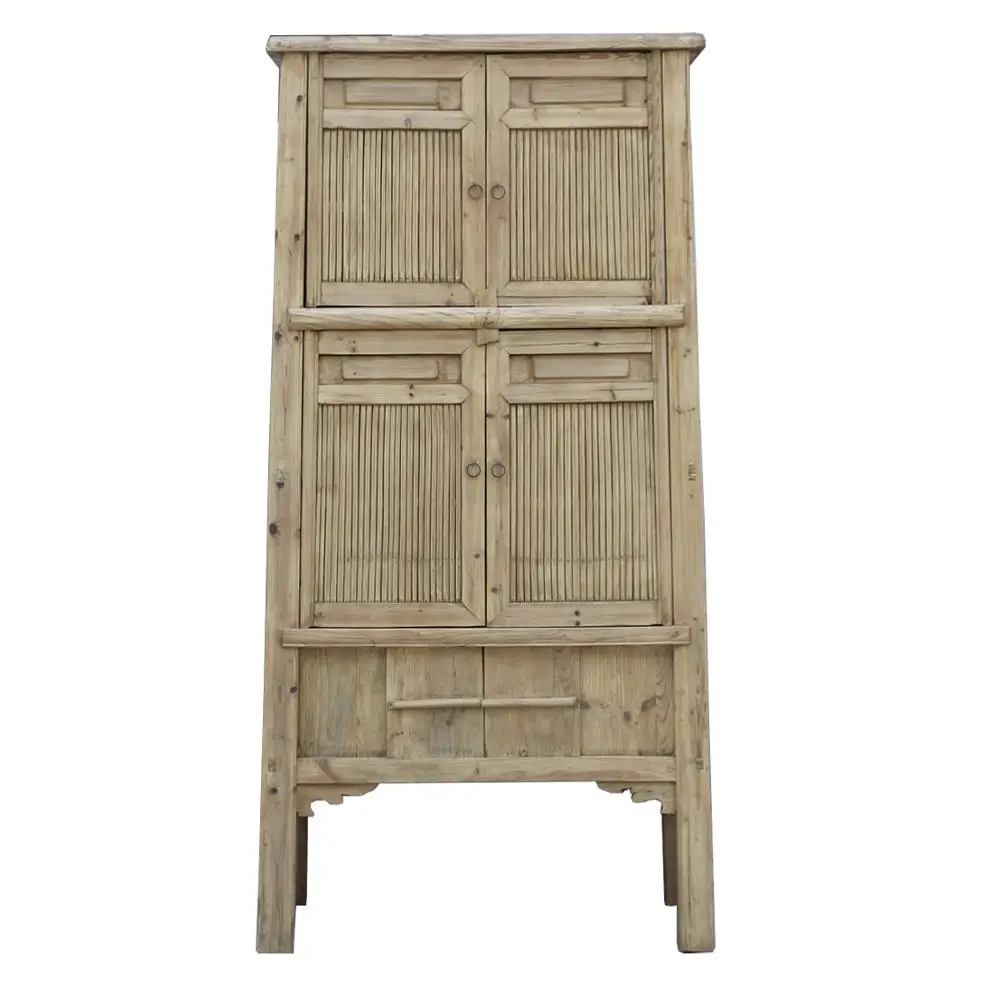 Antique Chinese Bedroom Natural Wood Armoire Bamboo Wardrobe Buy