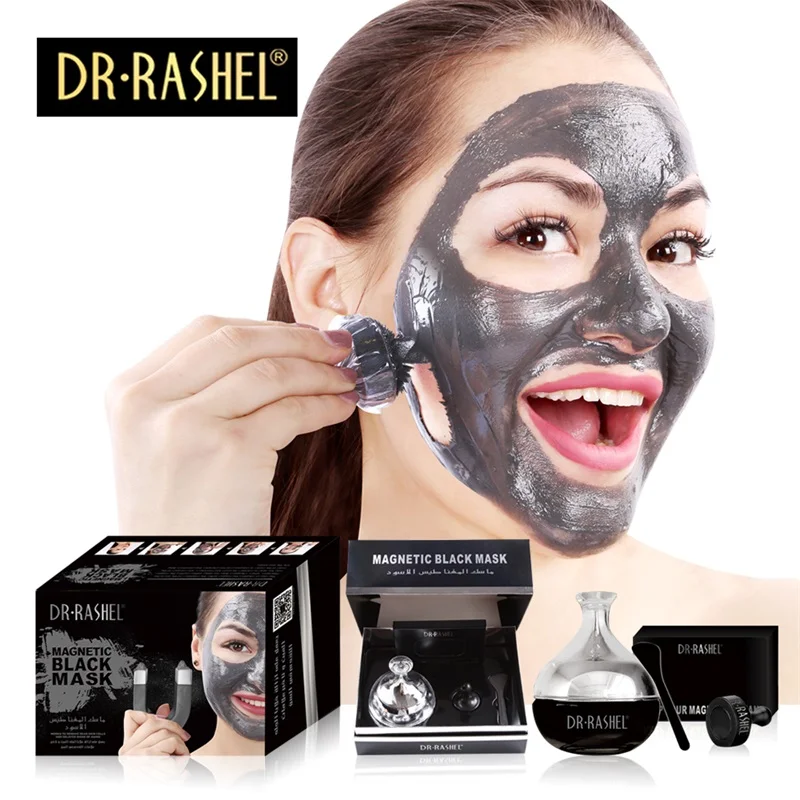 

Hot Sale DR RASHEL best effective Black peel off Face Mask Skin Care Blackhead Remover Magnetic Mud Collagen Facial Mask