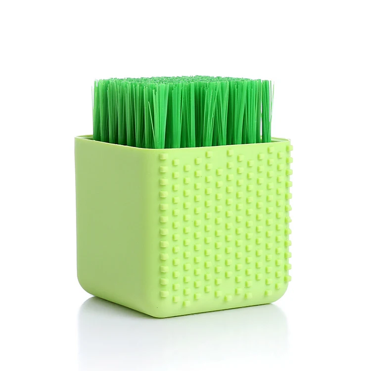 

Amazon Hot Sale Multifunctional Portable Household Soft Hair Cleaning Clothes Washing Dual Purpose Silicone Laundry Scrub Brush