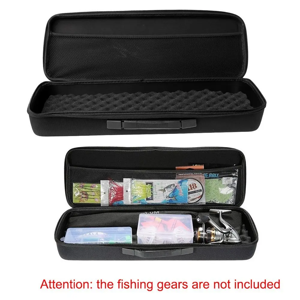 Outdoor Fishing Bag Rod Reel Portable Travel Organizer Tackle Tools Storage Case