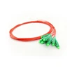 12 colors 0.9mm Singlemode multimode Fanout SC LC UPC APC Fiber Optic Pigtails