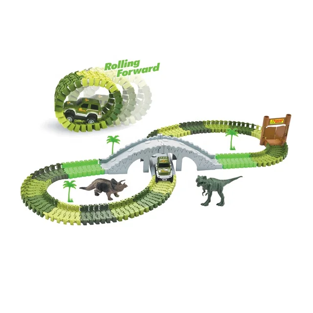 dinosaur world race track