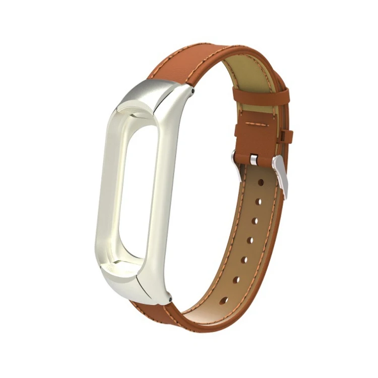 

Fashion PU Leather Watch Band For Xiaomi Mi Band 3, Available