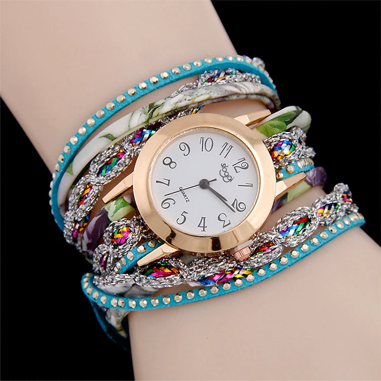

Women Bracelets Watches Female 2019 Rhinestone Pu Leather Ladies Quartz Wrist Watch (KKWT82071), Same as the picture