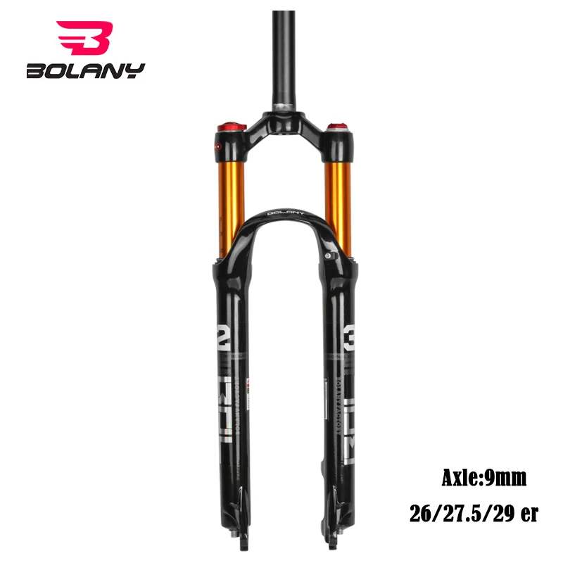 

BOLANY 27.5 inch bike fork for mtb bicycle, Black