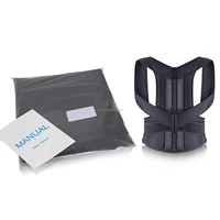 

Amazon Hot Sale Breathable Adjustable Back Brace Lumbar Support Back Shoulder Brace Posture Corrector Vest Belt For Men Women