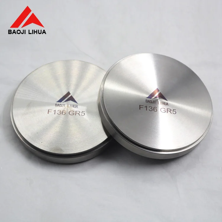ASTM F67 ASTM F136 gr2 gr4 gr5eli gr23 98 98.5mm dental titanium disc