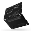 Black Granite Marble Pattern Full Cover Protective Laptop Case For Macbook Pro Laptops i7 Shell