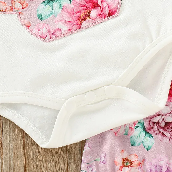 2019 Fashion Baby Clothes short Sleeves Baby Printing Cotton Romper Set with good price