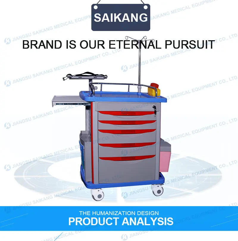 Skr054et Emergency Utility Drugs Trolley Manufacturer Buy Emergency