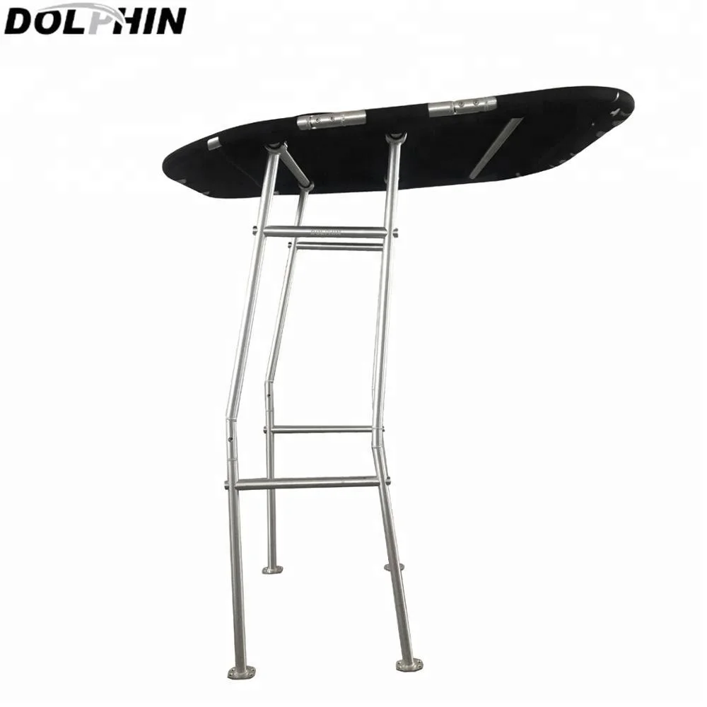 
Dolphin Pro Fishing Boat T Top with Black Canopy Heavy Duty t-top 