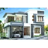 luxury prefab flat roof small house plans