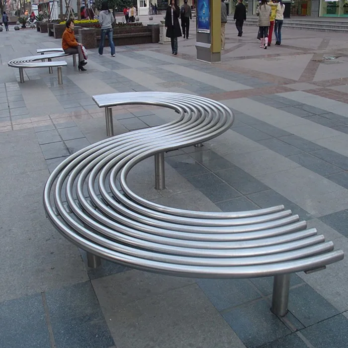 Good Quality Anti-rust Custom Metal Stainless Steel Parks Stool 304 316 Stainless Steel.jpg