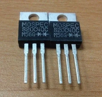 S20c40c Mospec Rectifier Diodes Schottky 20a 40v O-220ab - Buy S20c40c ...
