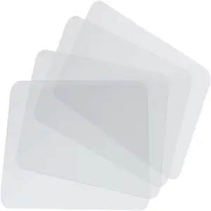 Image of Washable Dining Or Kitchen Table Mat Heat Resistant Clear Plastic Placemat Customized For Dining Table