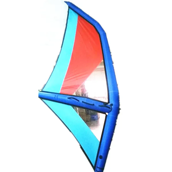 

Ship for free Inflatable windsurfing SUP sail rig for recreational surfer, Blue/red