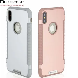 Motomo Luxury Armor Metal Aluminum+TPU Engraving Phone Cover For iPhone X Back Case With Retail Package