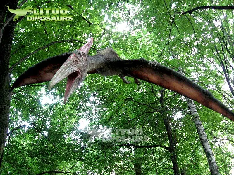 dino park life size artificial flying dinosaur pterosaur