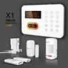 led digital120 wireless zones 8 zone type panic alarm system KR-X1
