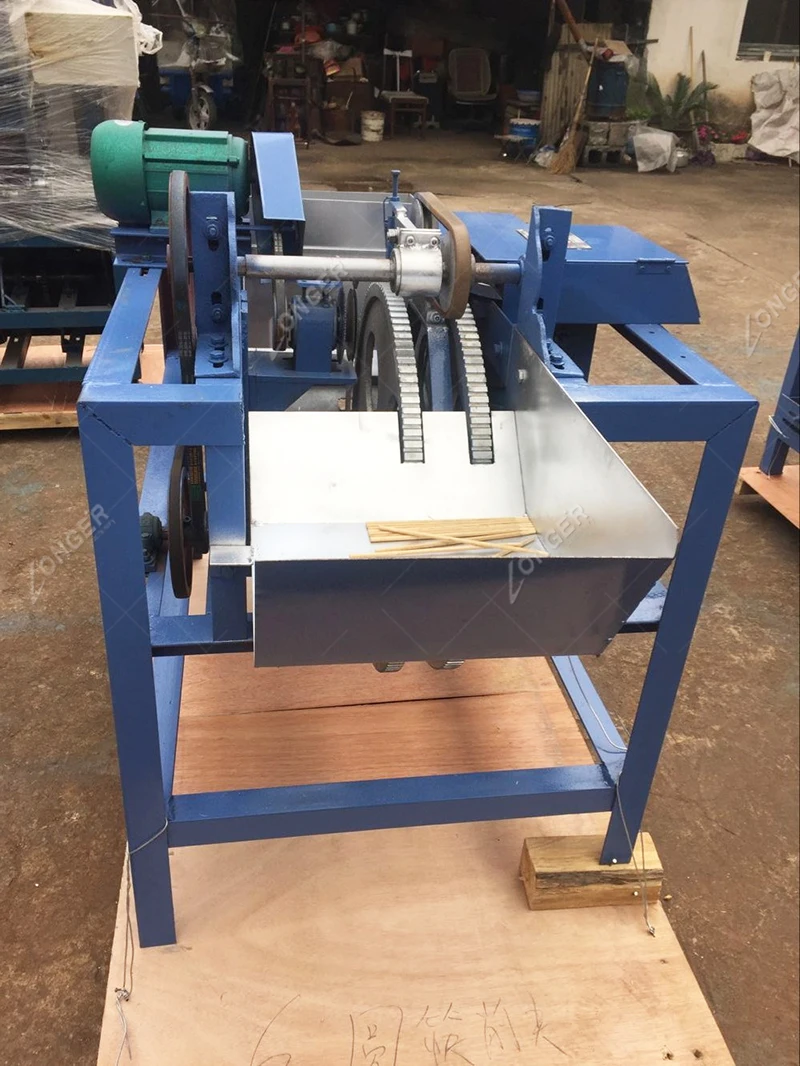 Hand Operated Bamboo Skewer Vietnam Bbq Barbecue Stick Making