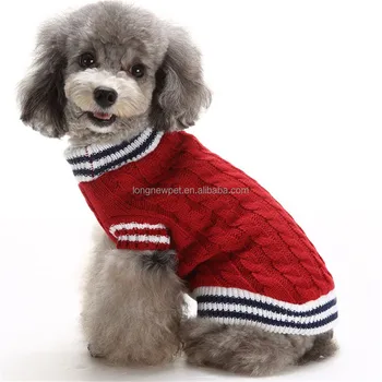 Puppy Clothes Crochet Dog Sweater 