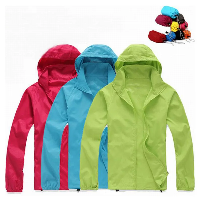 

Camping hiking anti-UV coats male&female jacket, 14colors available