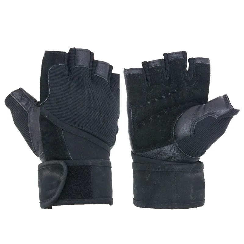 

PRI Anti-Slip Gel Grip Training Cross Fit Exercise Fitness Workout Leather Weightlifting Gloves Gym, Black , purple, pink, grey