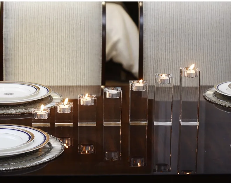 product wholesale carved crystal tealight candlestick customize k9 crystal candle holder-25