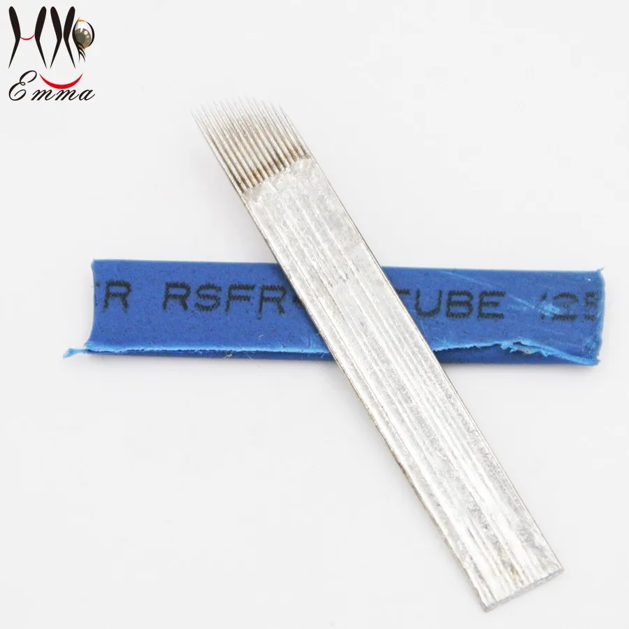 

14F disposable softap micropigmentacion for microblading penna tool, Blue