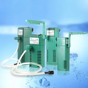 Image of 3 in 1 Portable 2.5/3/4.5/5W Aquarium Pond Internal Filter Multi-Functional Water Pump for Fish Tank Submersible NEW