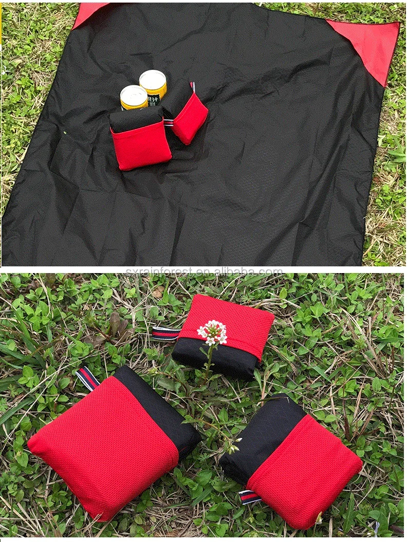 Waterproof Outdoor Blanket Portable Pocket Picnic Blanket Mini Rug