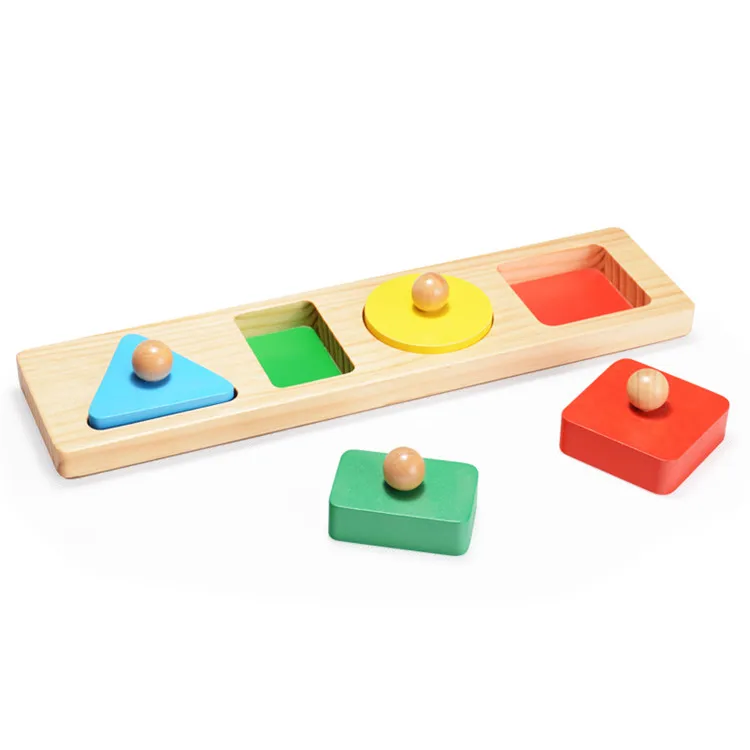 Fq Brand 3d Kids Wooden Shape Match Educational Toy 